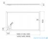 Schedpol Schedline Sharper brodzik prostokątny 90x120x4,5cm 3S.S1P-90120